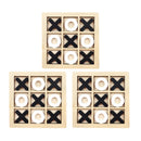 Jogo da Velha Montessori em Madeira – Brinquedo Educativo de Raciocínio para Crianças – Compre 2 Leve 3