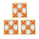 Jogo da Velha Montessori em Madeira – Brinquedo Educativo de Raciocínio para Crianças – Compre 2 Leve 3