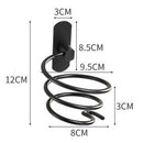 Suporte para Secador de Cabelo de Parede em Alumínio